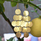 Gold Discs Chandelier Drop