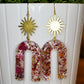 Art Deco Sun & Confetti Arch Dangle