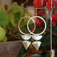 Golden Hoop & Arrow Drop