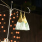 Handmade earrings | Feria Pale Green & Gold Tassel