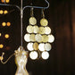 Gold Discs Chandelier Drop