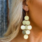 Gold Discs Chandelier Drop