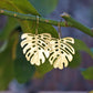 Golden Mini Monstera Leaf Dangle