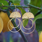La Viva Belleza Golden Half Moon & Hoops