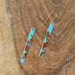 Turquoise & Copper Leaf Embellished Bar